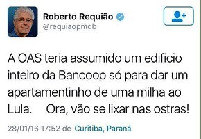 Requião Twitter